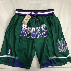 NBA Milwaukee Bucks 1995-96 Just Don Shorts Vert